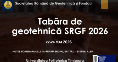 TABĂRA DE GEOTEHNICĂ SRGF 2026 22-24 MAI 2026